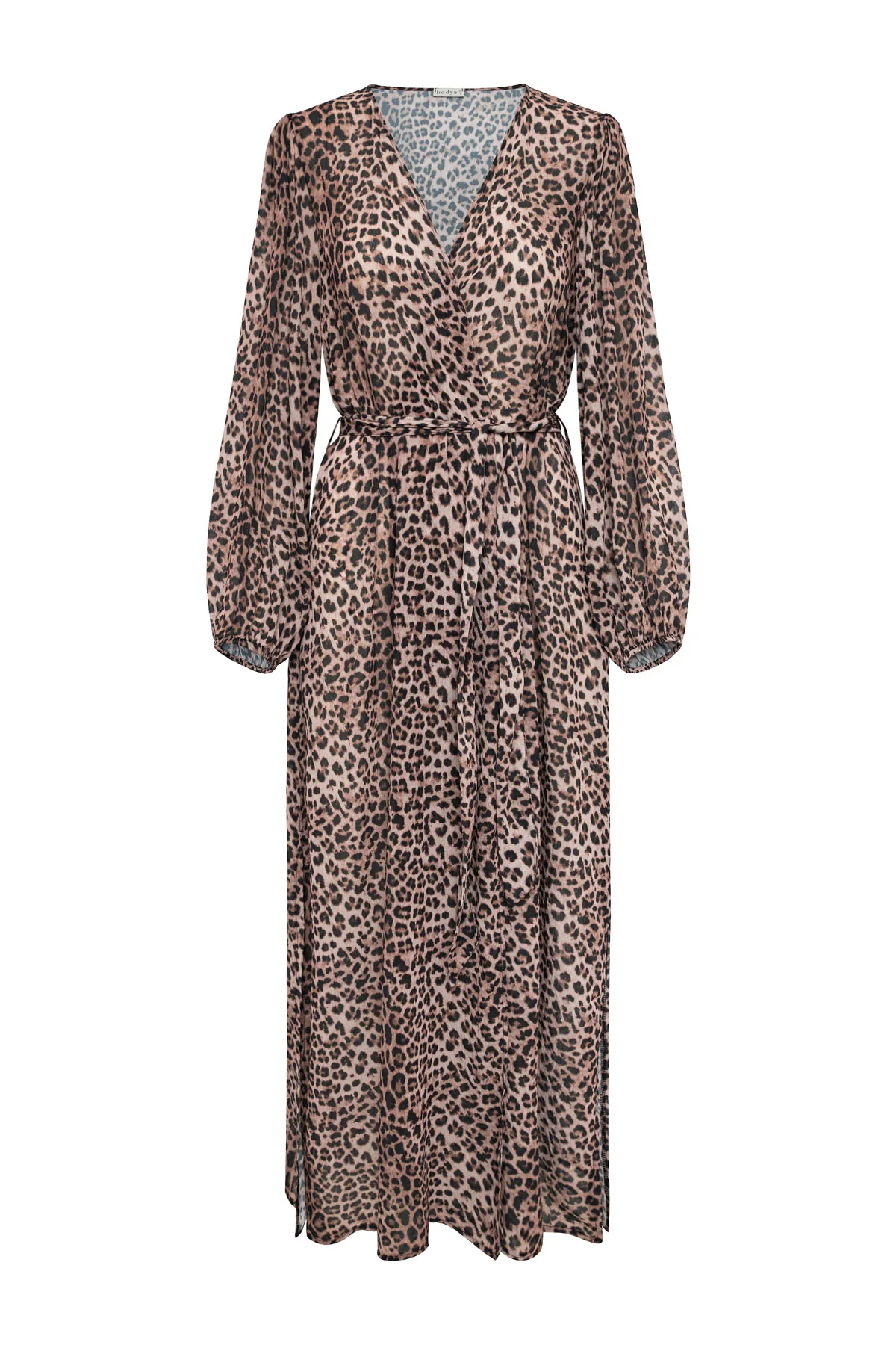 Lea - szlafrok plażowy kimono w zwierzęcy wzór