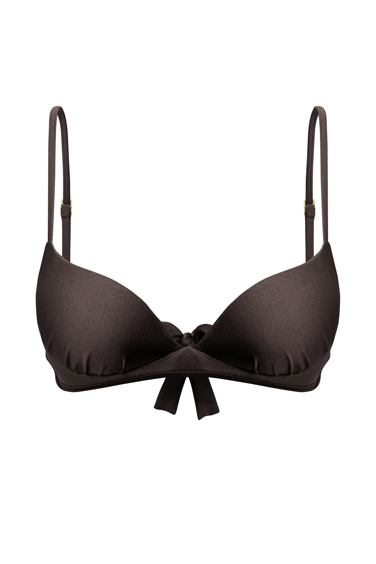 Musa Espresso góra od bikini push up bez fiszbin brązowy