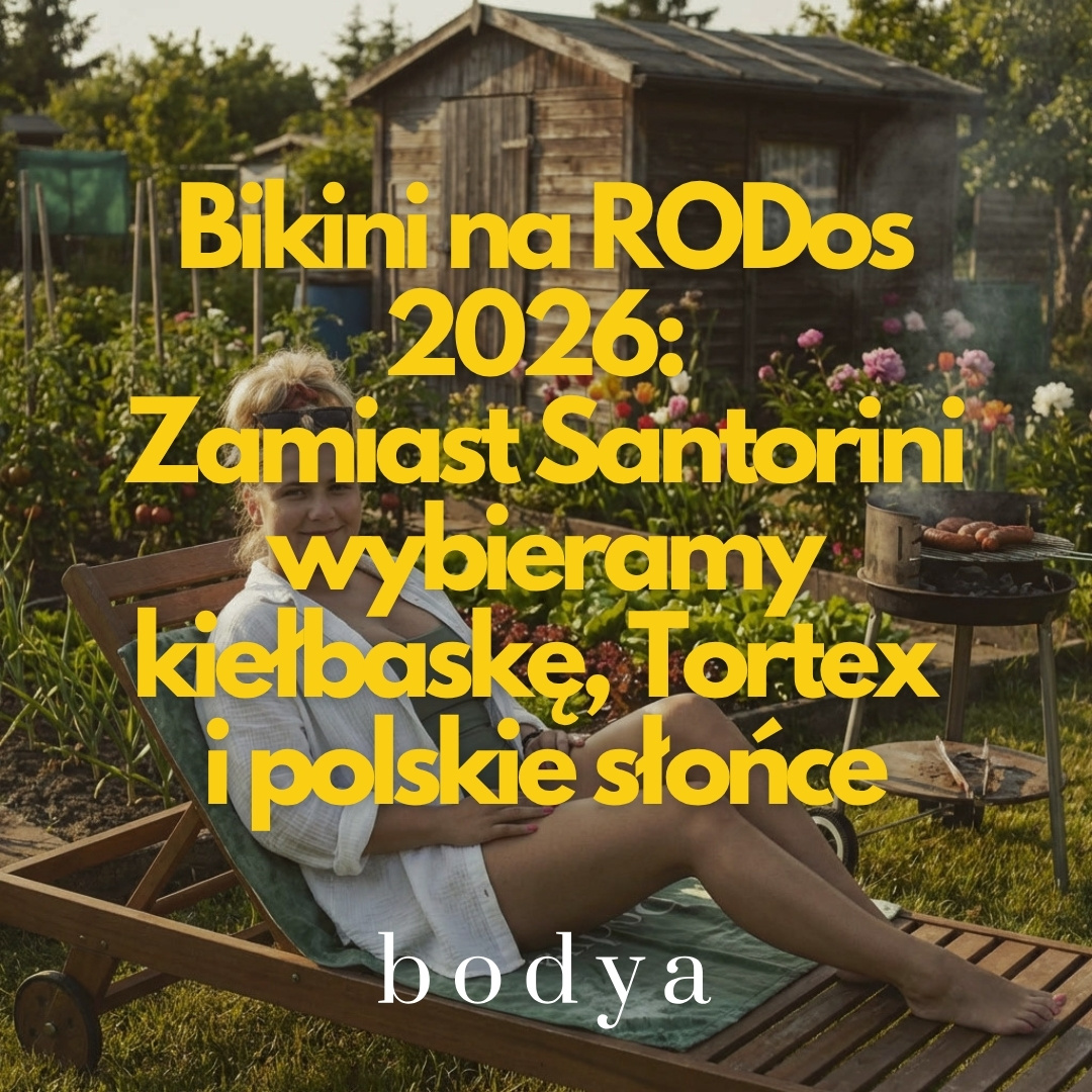 Bikini na RODos 2026: Zamiast Santorini wybieramy kiełbaskę, Tortex i polskie słońce