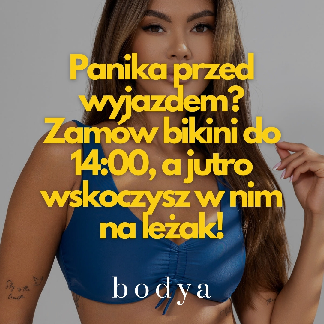 Panika przed wyjazdem? Zamów bikini do 14:00, a jutro wskoczysz w nim na leżak